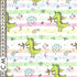 Quirky Cottons Cute Dragons Fire Check Stars Clouds Multi-Coloured (QC Baby Dragons- 1 METRE PIECE)