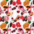 Quirky Cottons Food Drink Chocolate Pineapple Chocolate White Remnant (41cm x 156cm QC Posh Picnic)