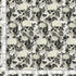 Timeless Treasures Halloween Skull And Floral Skeleton Spooky Bone Ecru (TT Pick Your Poison 5)