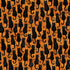 Timeless Treasures WICKED CD4237 ORANGE Black Cats & Spiders 100% Cotton Fabric | Quilting, Dressmaking & Craft Fabric (TT Scaredy Cats 1)