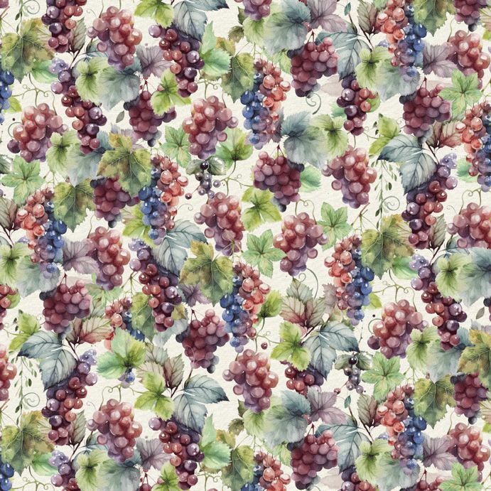 Timeless Treasures WINE-CD4175 CREAM Grape 100% Cotton Fabric – Vineyard Novelty Cotton | Quilting & Craft Fabric (TT Wine Tasting 1)