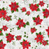 Hoffman X7788 176S ICESILVER Blooming Holidays Poinsettia Festive Christmas Silver Metallic 100% Quilting Cotton for Sewing & Crafts (Hoff Blooming Holidays 2)