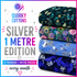 The Quirky Cottons Club – 1 METRE SILVER Edition