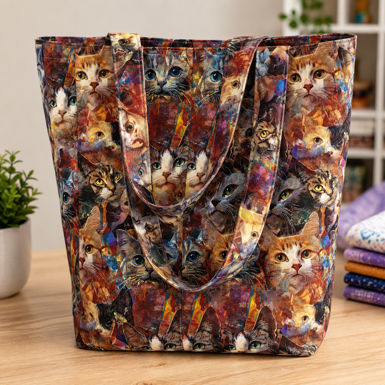 Timeless Treasures CAT CD4367 MULTI Kitty Collage Cats Animal 100% Cotton Fabric | Quilting, Dressmaking & Craft Fabric (TT Are You Kitten Me? 1)