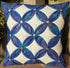 Timeless Treasures Shimmer Island Sparkle Gold Metallic Pattern Blue (TT Shimmer Island)