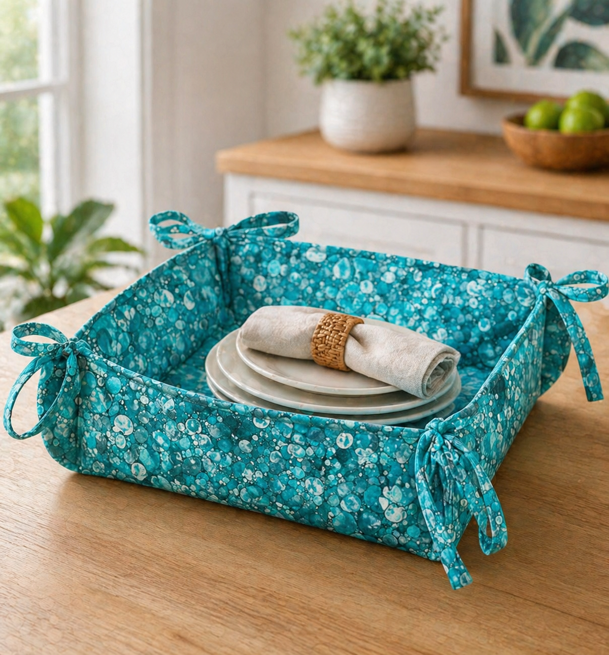 Michael Miller DCX12985 LUNA D Spirit Of The Coast Teal Bubble Pattern 100% Cotton Fabric for Sewing & Crafts (MM Wilderness In Motion 1)