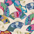 Michael Miller CM12662-CREM-D Whispering Fans Cream 100% Metallic Cotton Fabric for Sewing & Crafts (MM Kamakura Sisters 4)