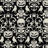 Michael Miller DCX12280-BLAC-D Spooky Damask Halloween Black 100% Cotton Fabric for Sewing & Crafts (MM Boo-tiful 4)