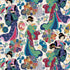 Michael Miller DCX12668-CREM-D Geisha Floating Worlds Cream 100% Metallic Cotton Fabric for Sewing & Crafts (MM Kamakura Sisters 5)