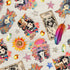 Michael Miller DDC12292-MULT-D Retro Fashionista Linen 100% Cotton Fabric for Sewing & Crafts (MM Junk Journal 2)