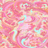 Michael Miller DDC12608-PINK-D Rolling Waves Pink Pattern 100% Cotton Fabric for Sewing & Crafts (MM Divine Oceania 2)