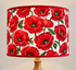 Nutex 80060 Colour 1 Poppies Remembrance Poppy Floral White 100% Cotton Fabric For Sewing & Crafts (Nutex Poppies 1)