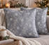 Windham 546823 NIGHT Winter Whisper Snowflake Flurries Christmas Festive Grey 100% Cotton Quilting Fabric For Sewing & Crafts (Windham Winter Whisper 1)