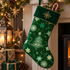 P & B Textiles TTRE 6304 DG Turnowsky Treasures Festive Holiday Trees & Stars Green Christmas Quilting 100% Cotton Fabric for Sewing & Crafts (PB Turnowsky Treasures 1)