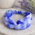 Timeless Treasures FLORA CM4108 BLUE Watercolour Evening Glow 100% Cotton Fabric – Abstract Watercolour Paint Metallic Fabric | Quilting, Dressmaking & Craft Fabric (TT Evening Glow 7)