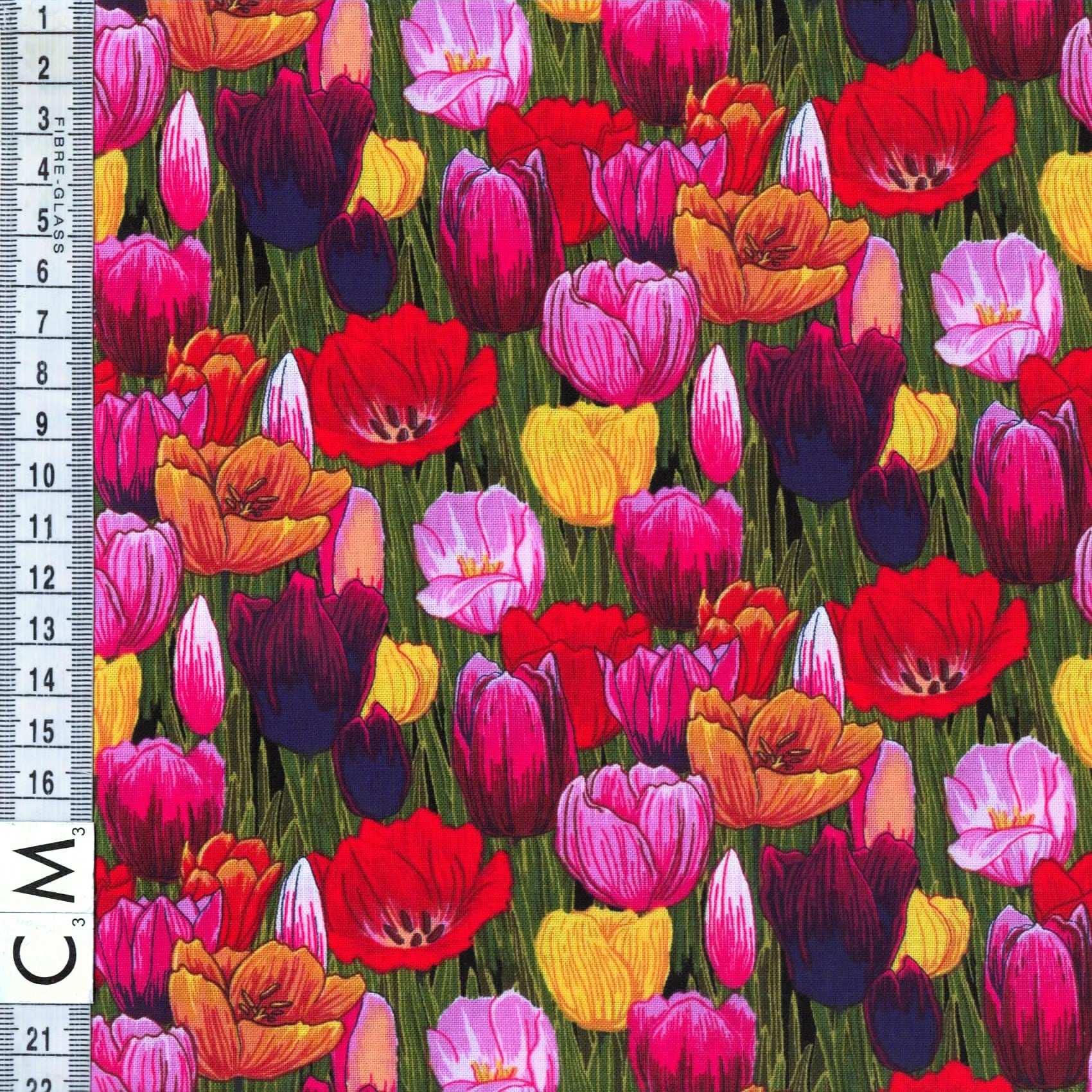 Nutex Bright Pretty Floral Bouquet Flowers Nature Tulips Multi-Coloured (Flower Market 3)
