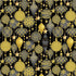 Timeless Treasures HOLIDAY CM3622 BLACK Merry Christmas Festive Holiday Baubles Decorations Christmas Black Gold Metallic 100% Cotton Fabric | Quilting, Dressmaking & Craft Fabric (TT Merry Christmas 1)