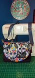 Timeless Treasures Packed Skeleton Floral Cats Spooky Halloween Animal Black (TT Day Of The Dead 2)
