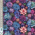 PRE-ORDER Quirky Cotton Flowers Roses Floral Nature Multi-Coloured (PRE-ORDER QC Magical Succulents)